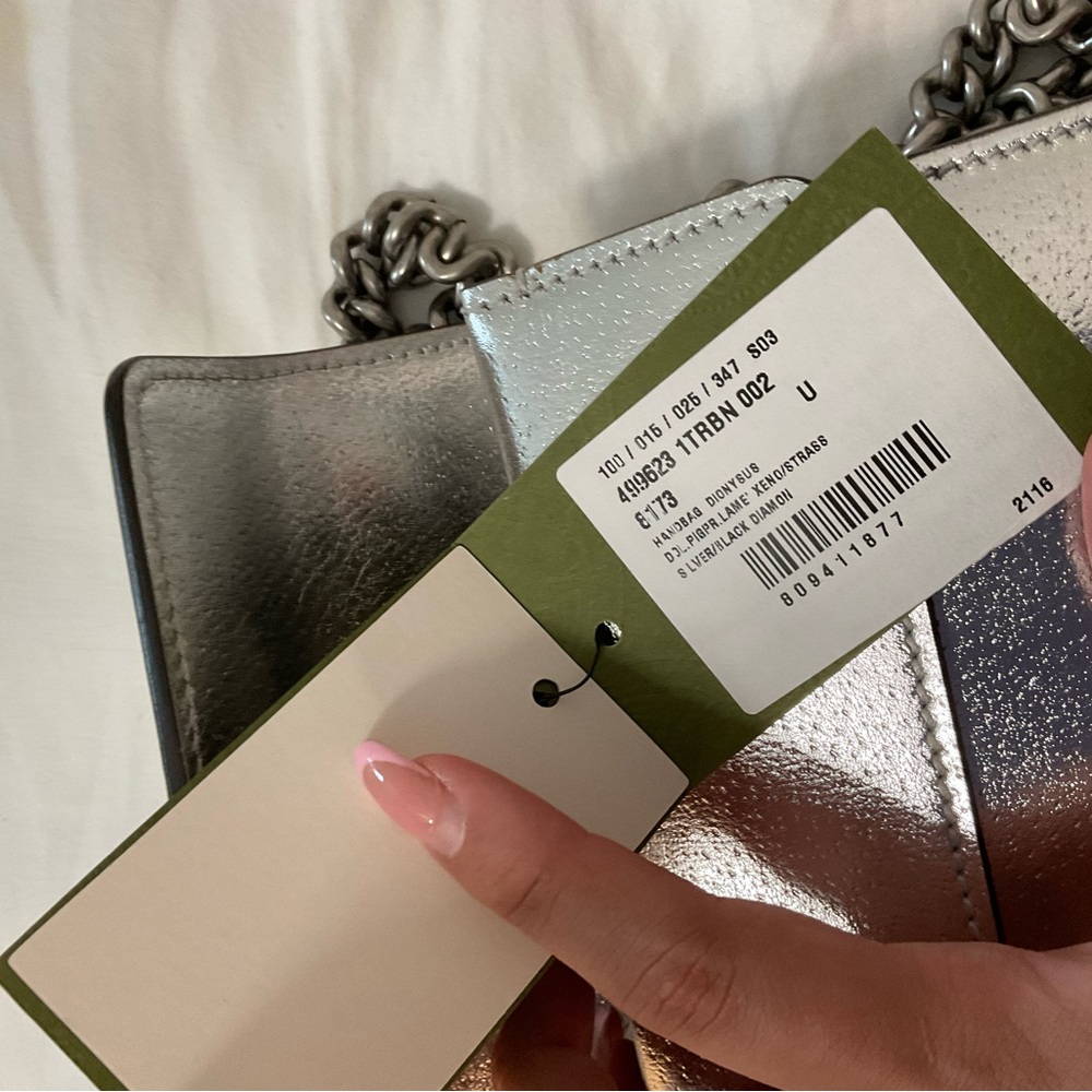 GUCCI pvc Crossbody Bags Metallic Calfskin MM Dionysus Shoulder Bag - Picture 12 of 15